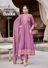 Devika By Rangoon H o Embroidery Wholesale Anarkali Kurtis Set In India